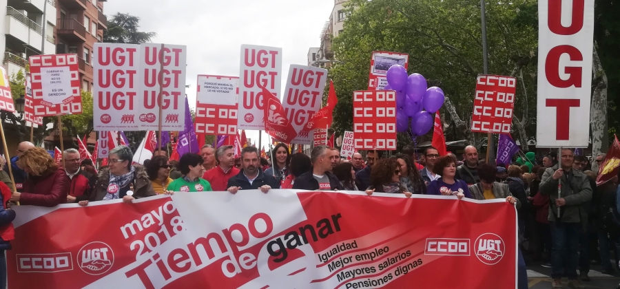 UGT La Rioja Los Riojanos Salieron A La Calle El 1 De Mayo Por